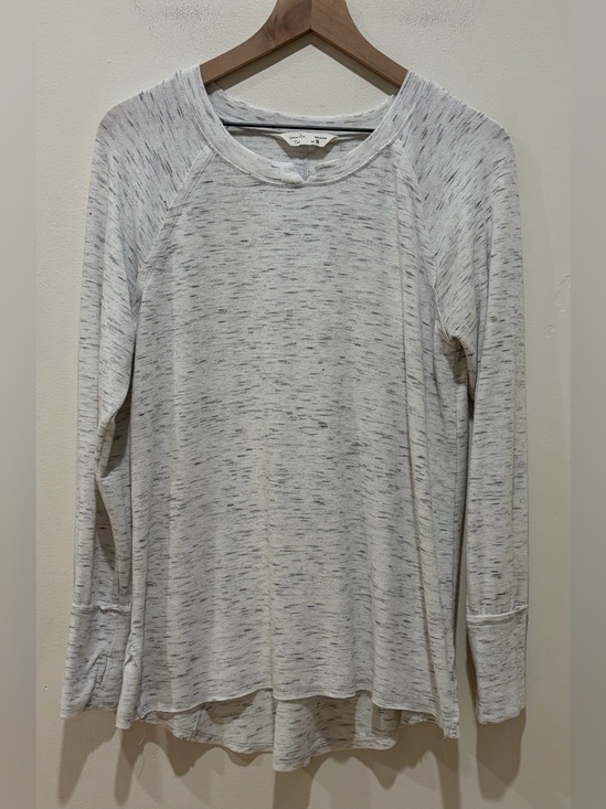 Spring + Mercer Tops - Spring and Mercer Space Dye Tee Heather Gray Long Sleeve Shirt - Women’s Medium